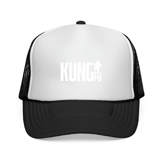 Kung Fu Simple Cool Artwork Trucker Caps