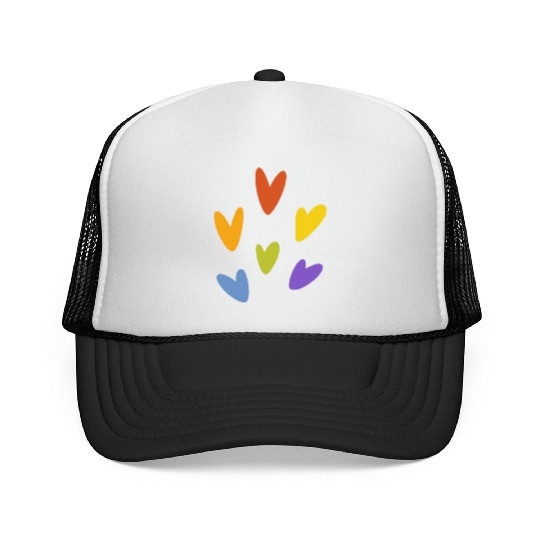 Lgbtq Gay Pride Month Rainbow Love Is Love Trucker Caps
