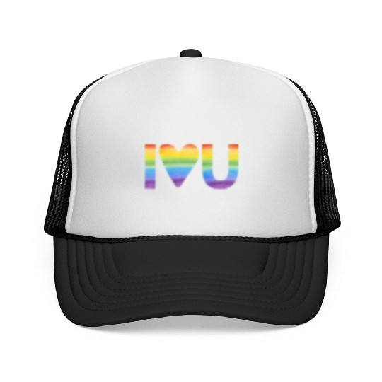 Lgbtq Gay Pride Month Rainbow Love Is Love Trucker Caps