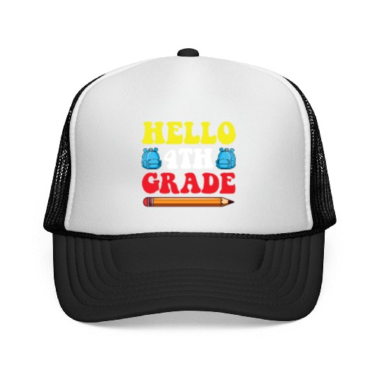 4th Grade Back To School Trucker Caps
