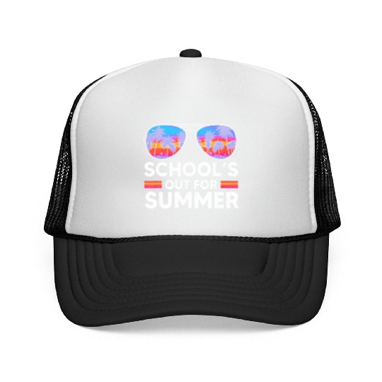 Schools Out For Summer Teacher Trucker Caps