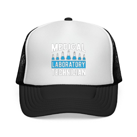 Lab Tech Medical Laboratory Technician Chemist Trucker Caps
