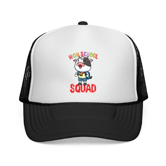 Cow Back To School High School Squad Trucker Caps