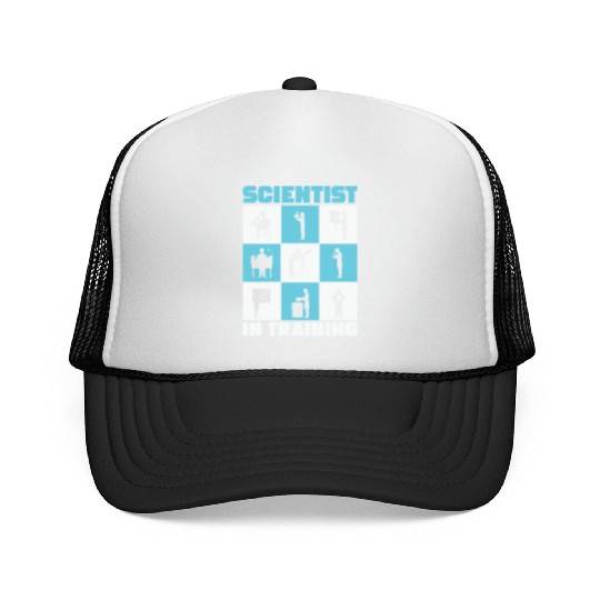 Scientist in Training Girl Science Lover Trucker Caps