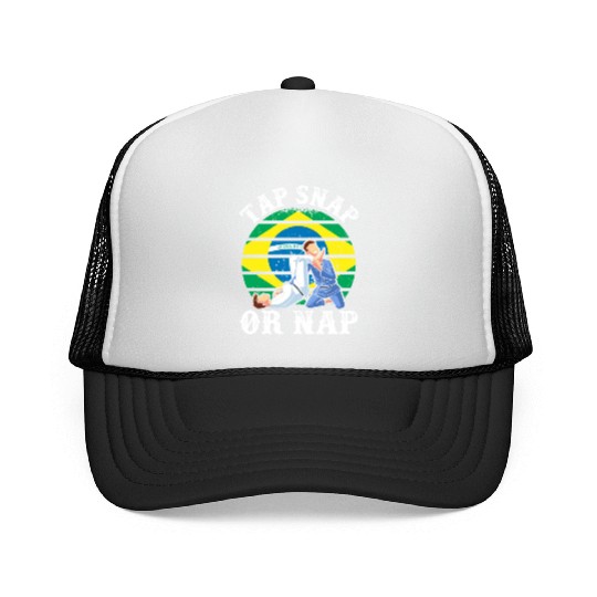 Tap Snap Or Nap - BJJ Brazilian Jiu Jitsu Trucker Caps