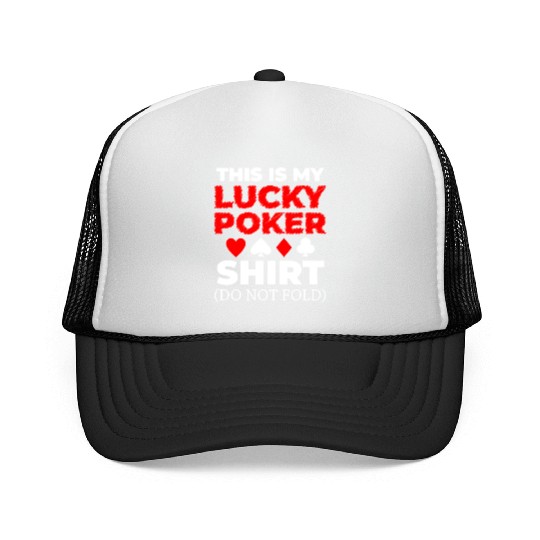 Card Game Blackjack Win Play Trucker Caps