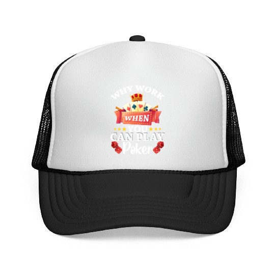 Card Game Card Poker Game Trucker Caps