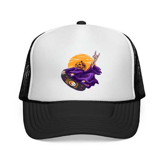 GRIM REAPER SKATEBOARD Trucker Caps