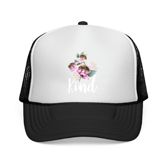 Bee Kind Save The Bees Earth Day Trucker Caps
