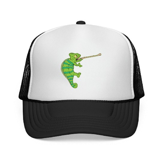 Wildlife Climbing Chameleon Animal Welfare Gift Trucker Caps