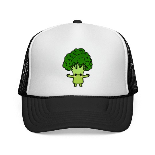 Kawaii Broccoli For Broccoli Lover Trucker Caps