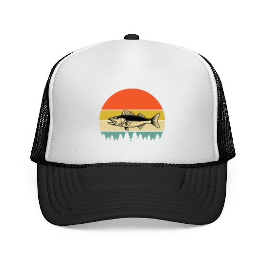 Walleye Fishing Trucker Caps