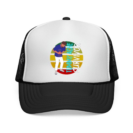 Tummy Ache Survivor Trucker Caps