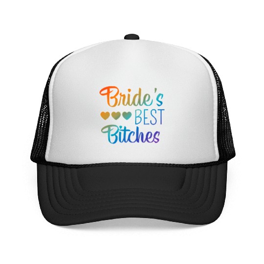 Bachelorette Party Bride's Best Bitches Gift Trucker Caps