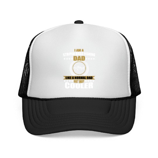 Striped Bass Fishing Dad Trucker Caps