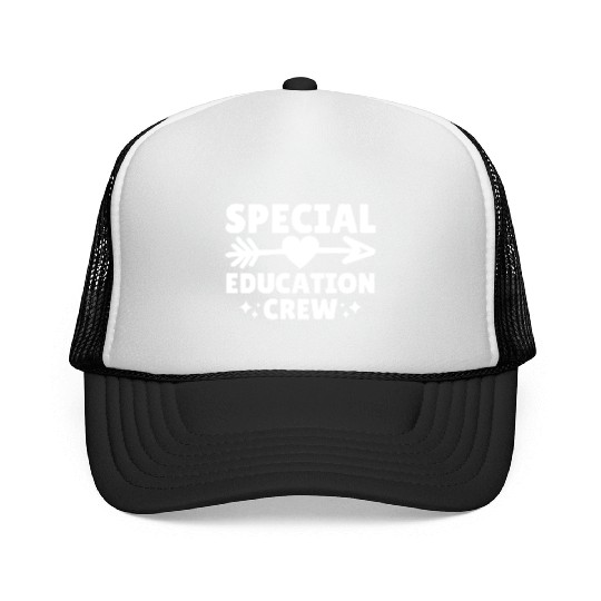 Special Education Crew Teacher Team Trucker Caps