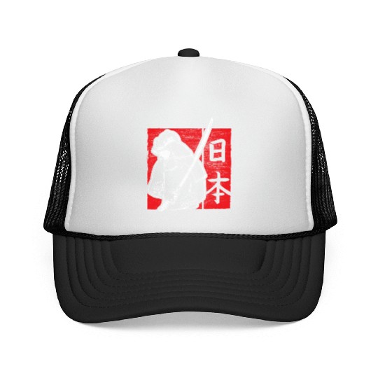 Japan Manga Flag Trucker Caps