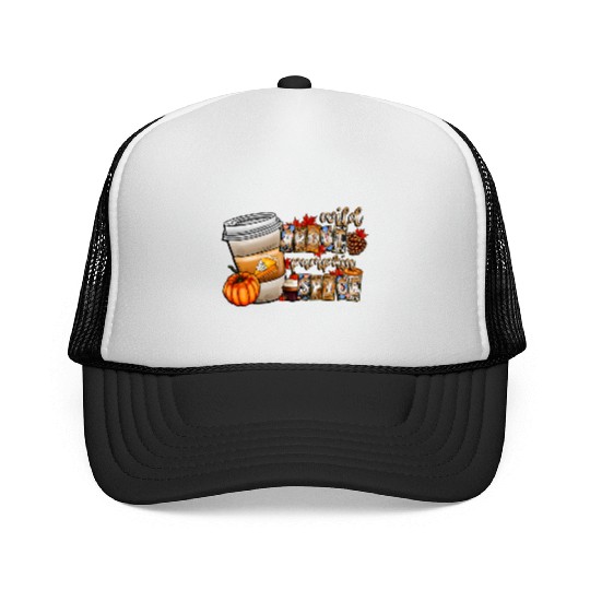 Wild About Pumpkin Spice Trucker Caps