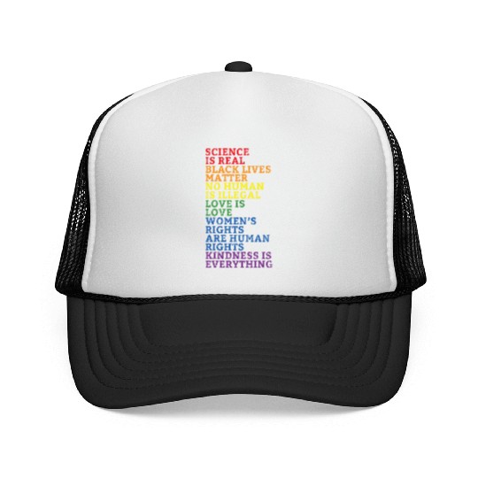 Kindness is everything LGBTQ+ Pride Trucker Caps
