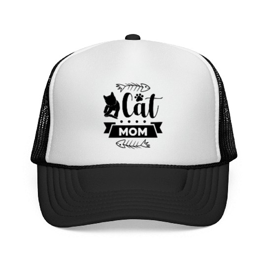 Best Cat Mom Trucker Caps