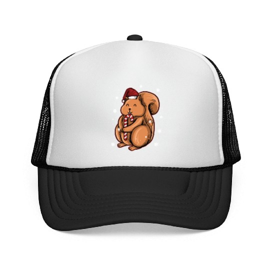 Christmas Ugly Christmas Xmas Squirrel Trucker Caps