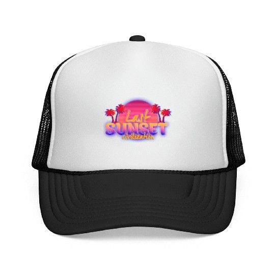 Synthwave/Retrowave/Vaporwave 80s - Sunset Trucker Caps