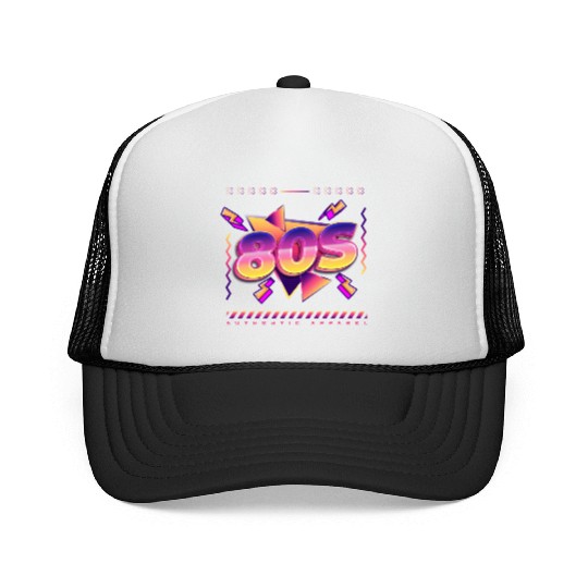 80s!!! - Synthwave/Retrowave/Vaporwave 80s Trucker Caps