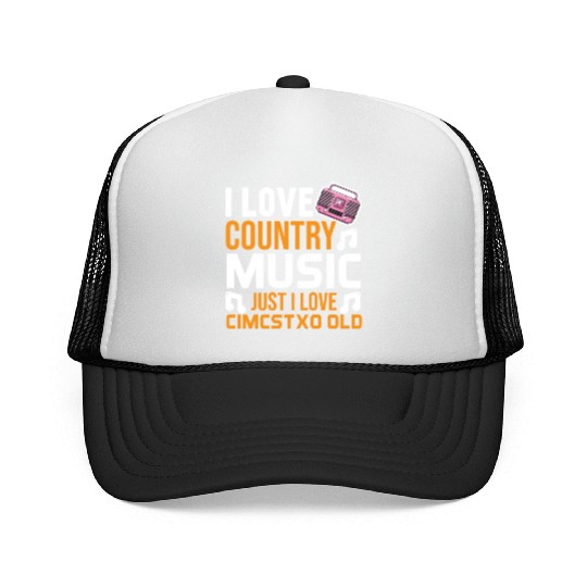 I love Country Music Trucker Caps