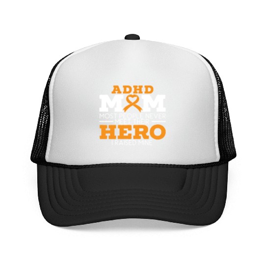 ADHD Mom ADHD Awareness Embrace Neurodiversity Trucker Caps