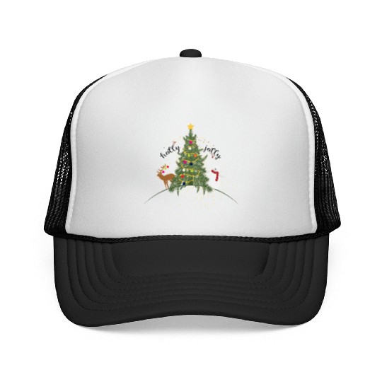 Christmas Holly Jolly Trucker Caps
