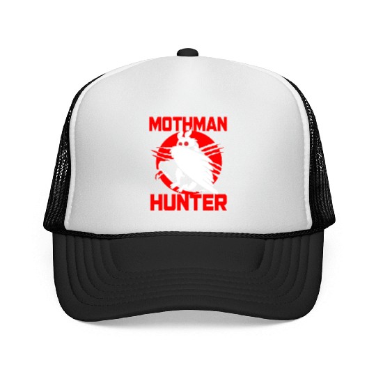 Cryptozoologist Cryptid Folklore Funny Mothman Trucker Caps