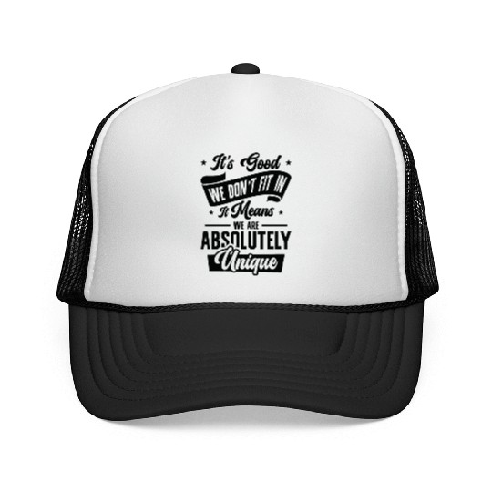 Positivity Misfits Poets Poetry Unique Uniqueness Trucker Caps