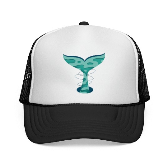 Whale Tail Trucker Caps