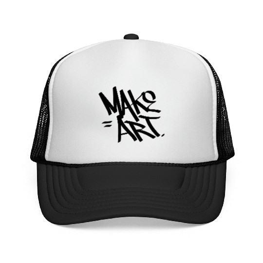 Make Art Graffiti tag Trucker Caps