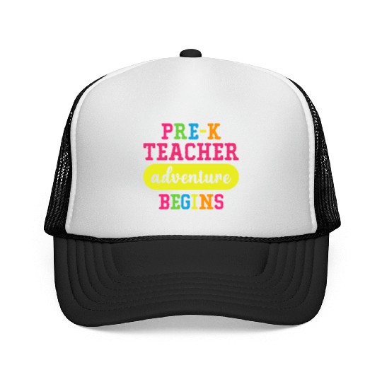 Pre K Teacher Adventure Begins Trucker Caps