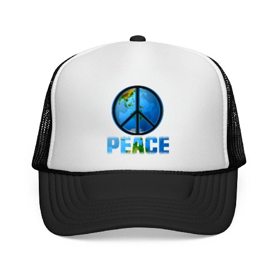 World Peace One Earth Tolerance Trucker Caps