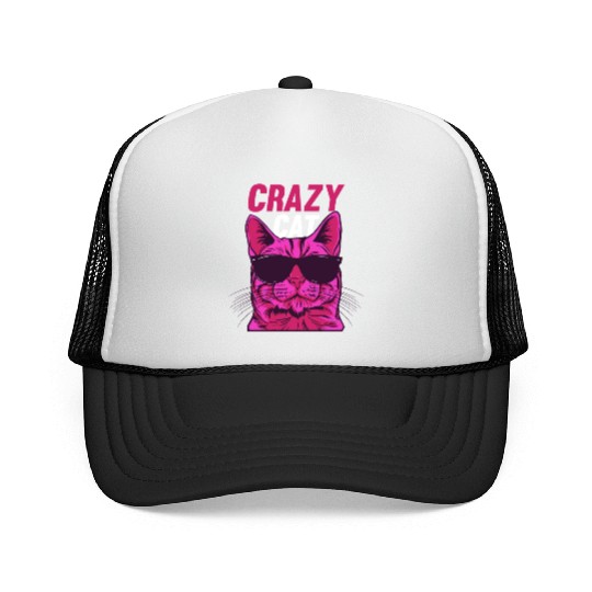 Cat Lover Cat Owner Funny Cat Meme I Crazy Cat Trucker Caps