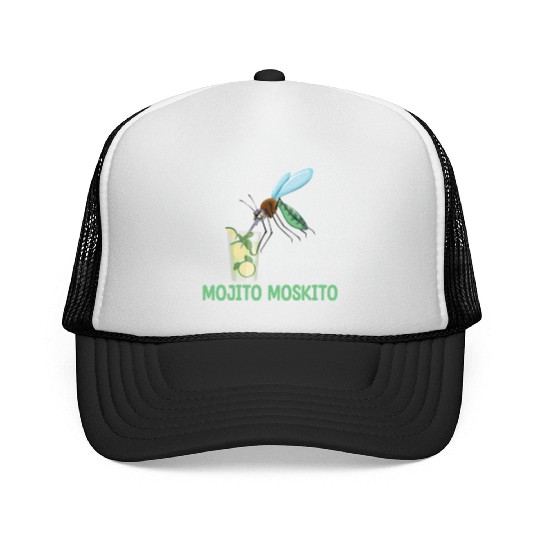 MOJITO MOSKITO | Funny Beer Trucker Caps | Funny Alcohol