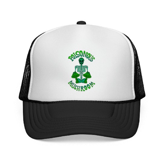 poison mushroom Trucker Caps