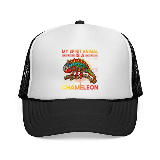 My Spirit Animal is a Chameleon Trucker Caps