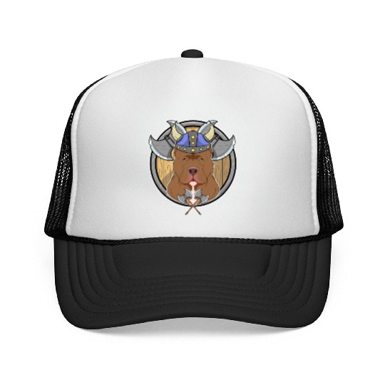 Pitbull I Valhalla I Viking Trucker Caps