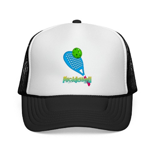 Funny Pickleball Game Trucker Caps