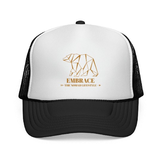Embrace The Nomad Lifestyle Design Trucker Caps