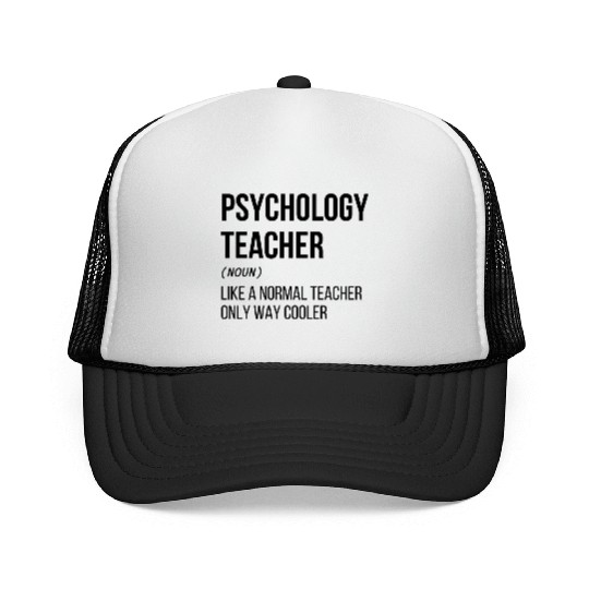 Funny Psychology Teacher Trucker Caps