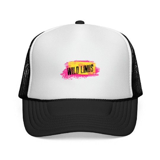 Wild Linus Streetwear Logo Trucker Caps