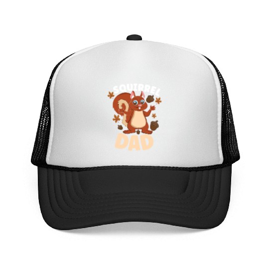 Funny Squirrel Fan Squirrel Lover Chipmunk Addict Trucker Caps