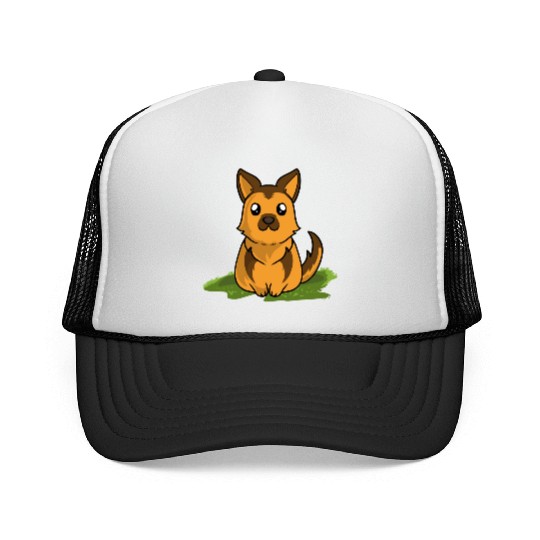Dog German Shepherd Trucker Caps