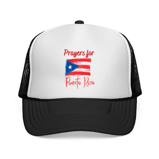 Puerto Rico Prayers Trucker Caps