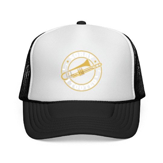 Trombone Outfit For Trumpet Player Music Band Trucker Caps