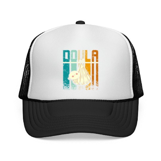 Retro Vintage Doula Trucker Caps